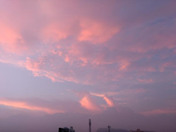 Clouds at Sunset in India
