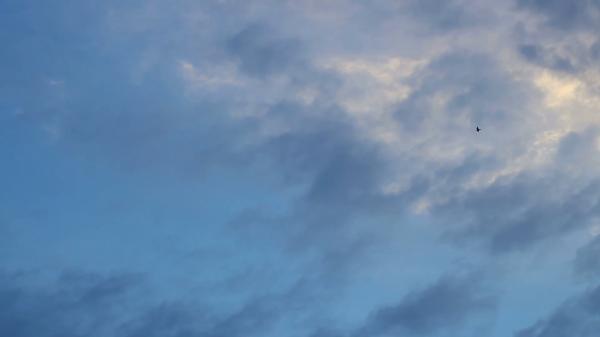 Dark cloudy sky
