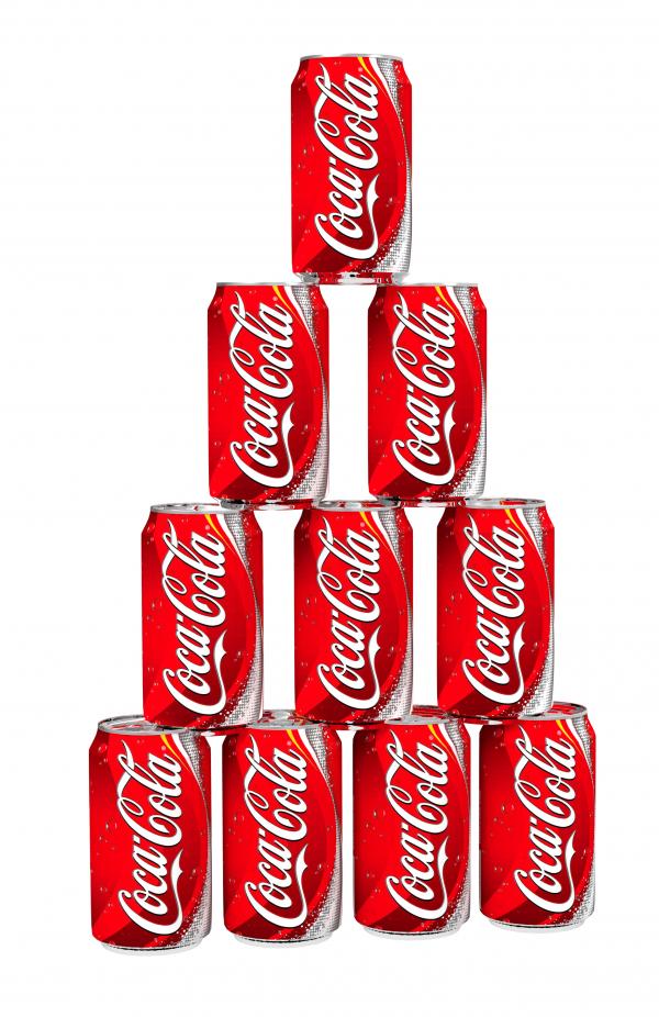 Coke Canes Isolated