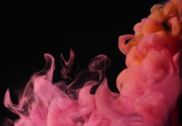 Orange smoke