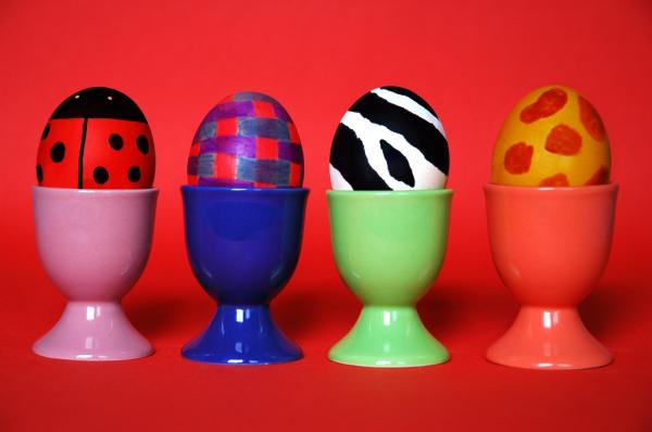 Colored Easter Eggs