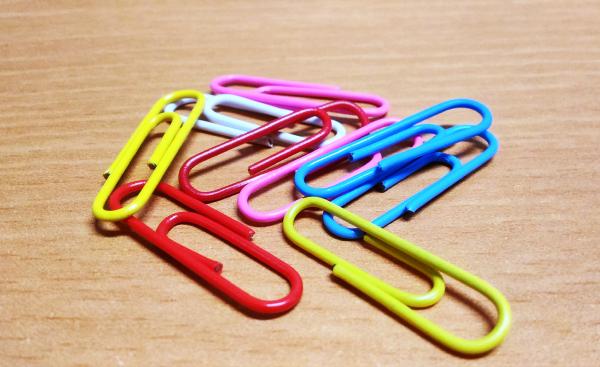 Colored Paper Clips