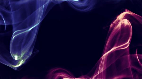 Colored smoke waves