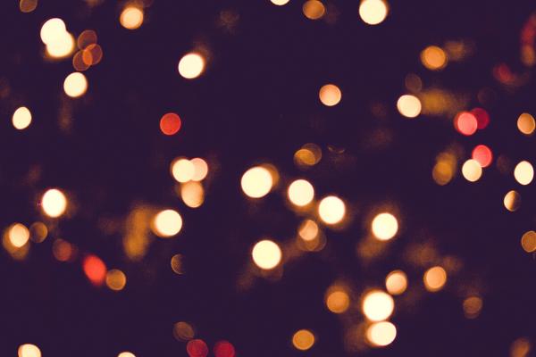 Colorful background with blurry lights