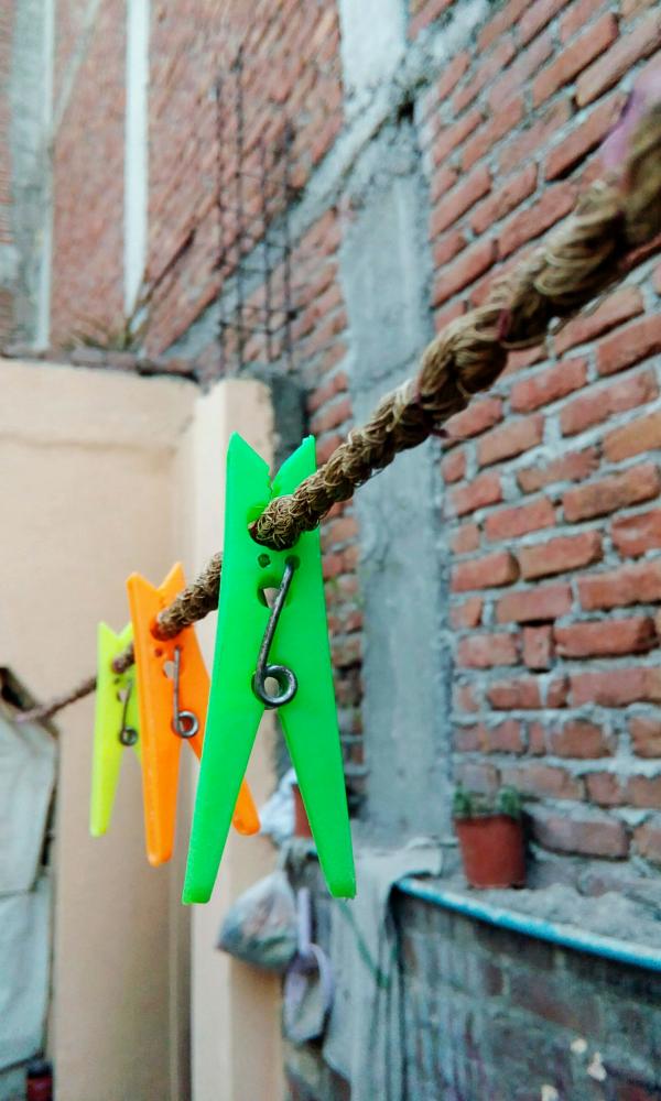 Colorful Clothing Clips
