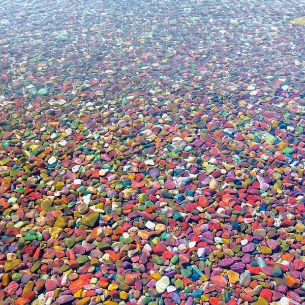 Multi-Colored Rock Background