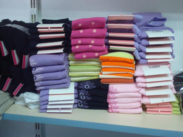 Colorful pile of socks