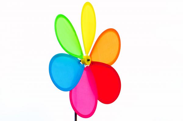 Colorful pinwheel