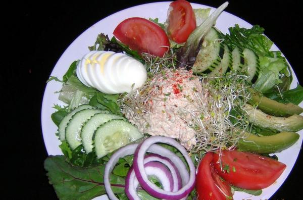 Colorful salads