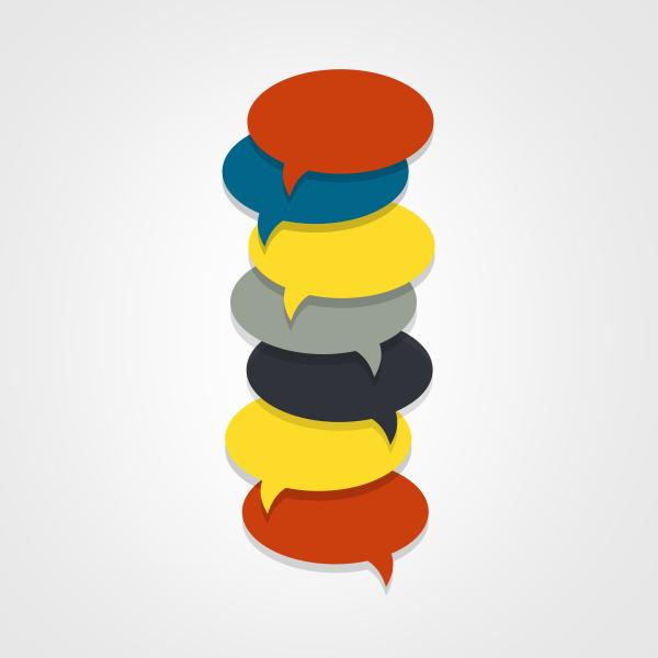 Colorful Speech Bubbles