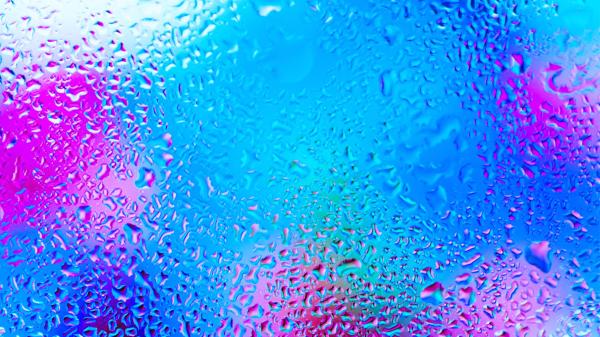 Coloured Rain Drops