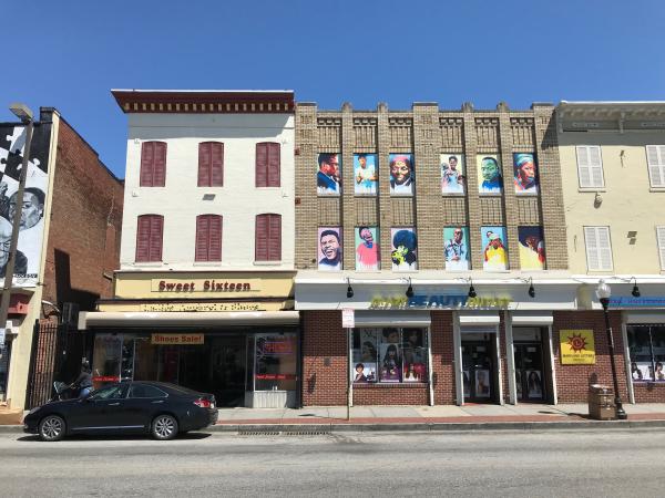 Commercial buildings, 1700 block of Pennsylvania Avenue (east side), Baltimore, MD 21217