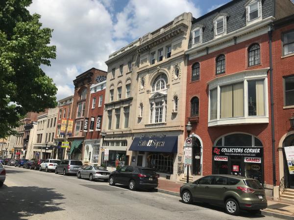 Commercial buildings, 403–415 N. Charles Street, Baltimore, MD 21201