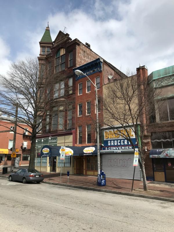 Commercial buildings, 500 block of S. Broadway, Baltimore, MD 21231