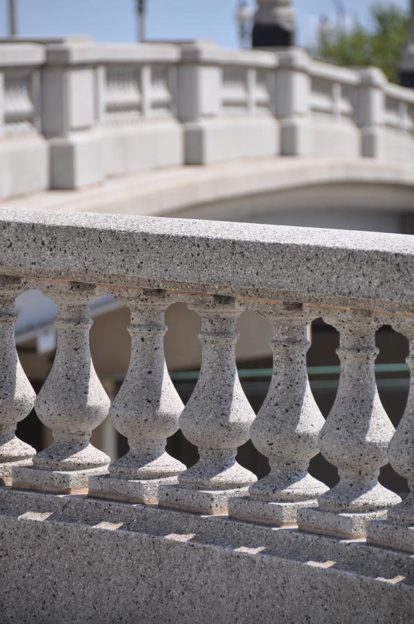 Concrete railing