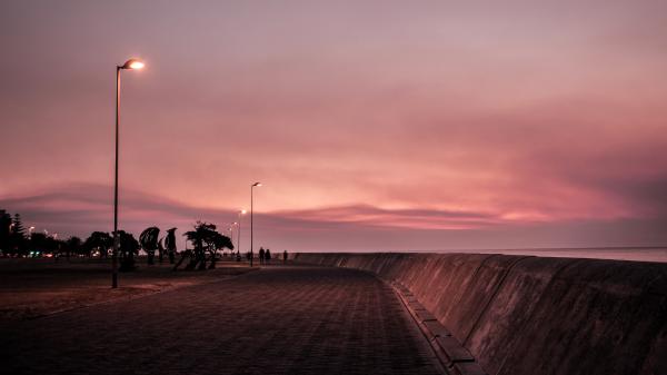 Concrete Road during Nighttime