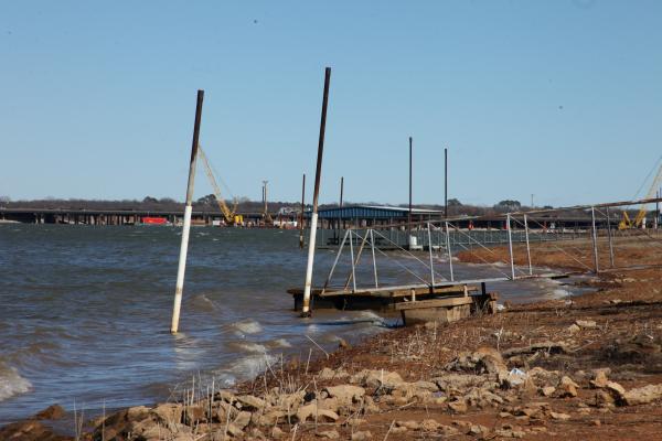 Construction on the lake