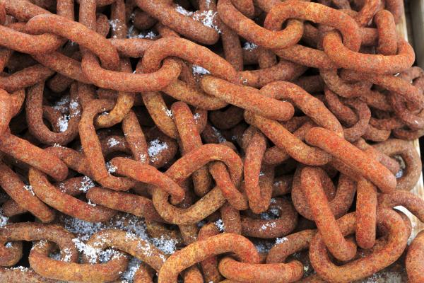 Corroded chains