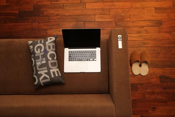 Couch On Wooden Floor