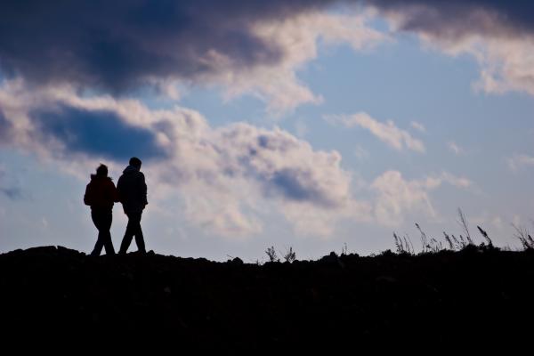 Couple at the coast