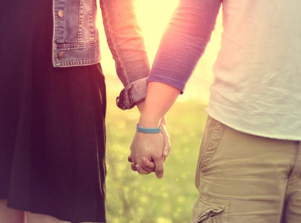 Couple Walking Hand in Hand