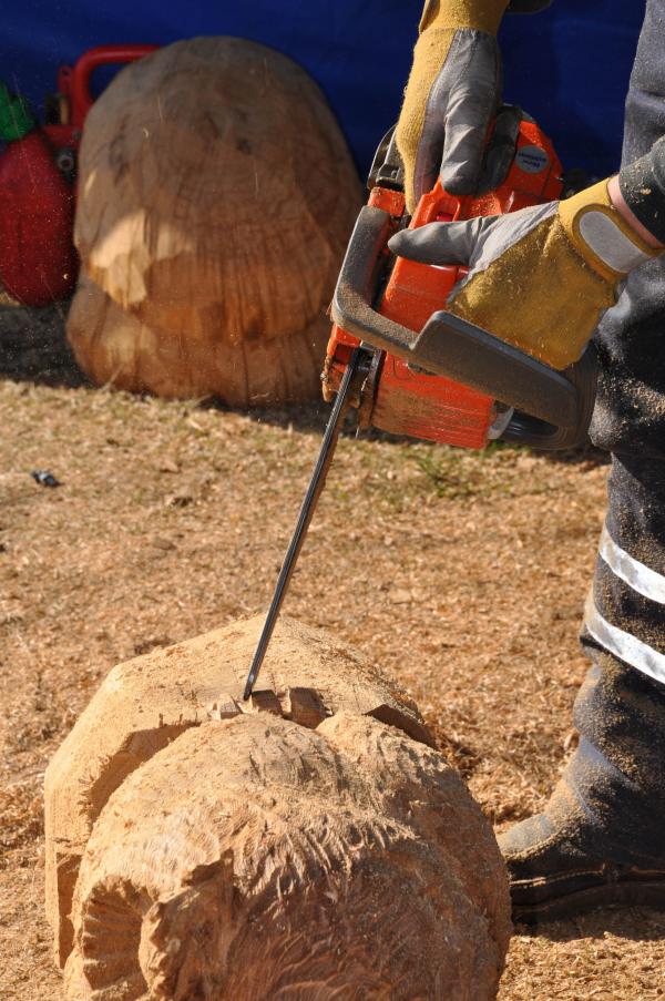 Craftsman is working with chainsaw