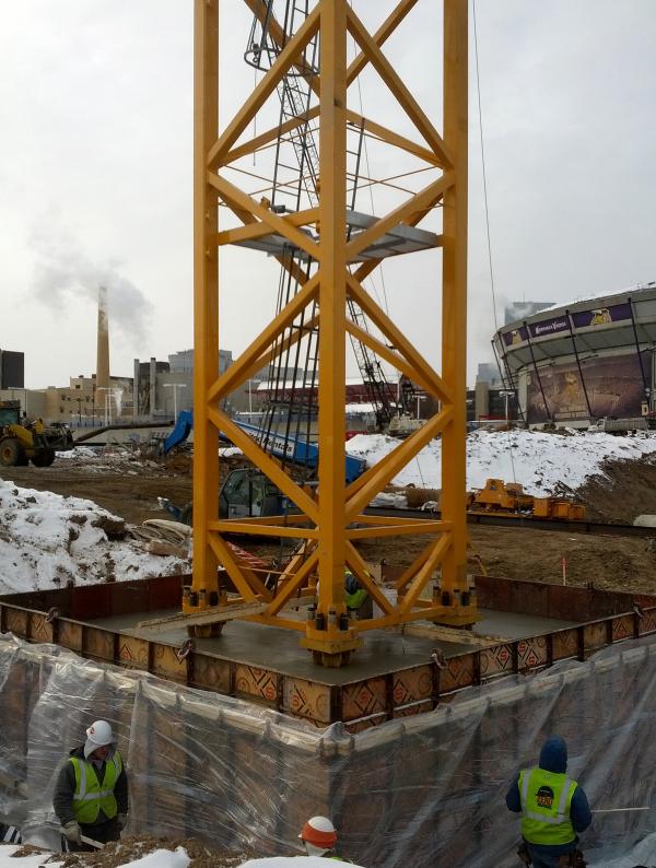 Crane base