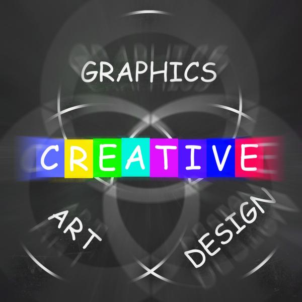 Creative Choices Displays Graphics Art Design and Creativity