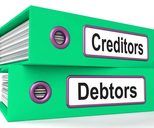 Creditors Debtors Files Shows Lending And Borrowing