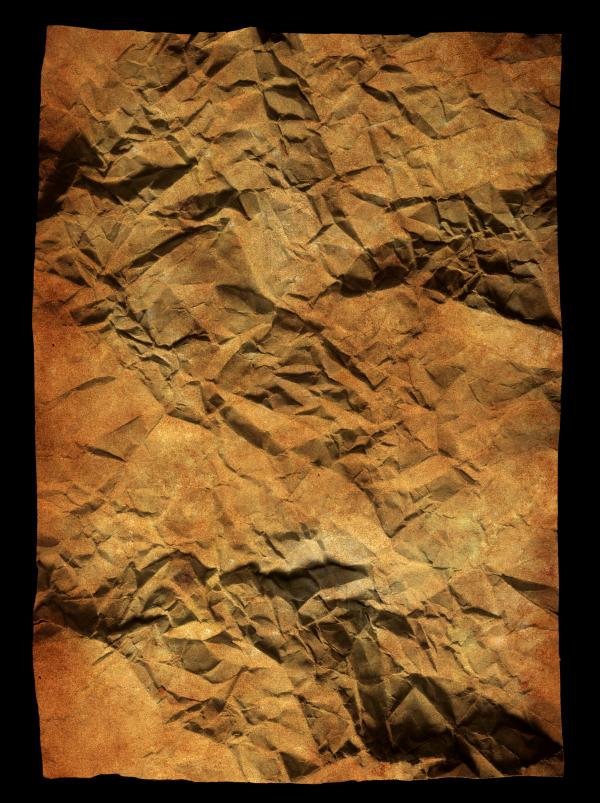 crumpled paper