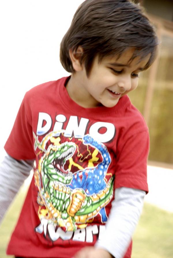Cute Boy Laughing