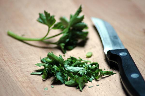 Cutting Parsley