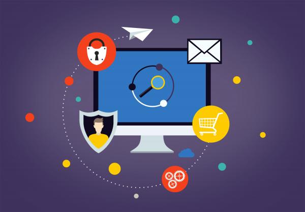 Cybersecurity Concept - Being Safe Online