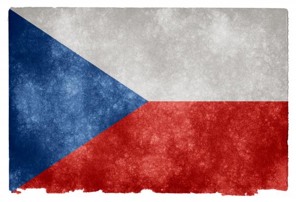 Czech Republic Grunge Flag