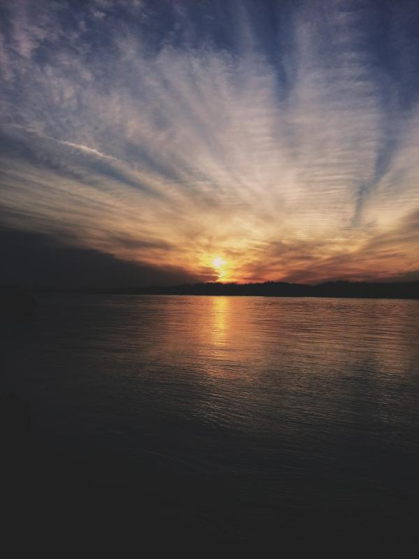 Danube's Sunset