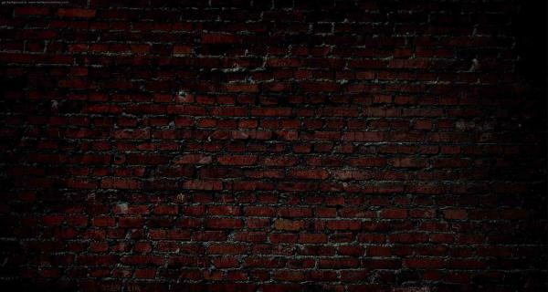 Dark wall.