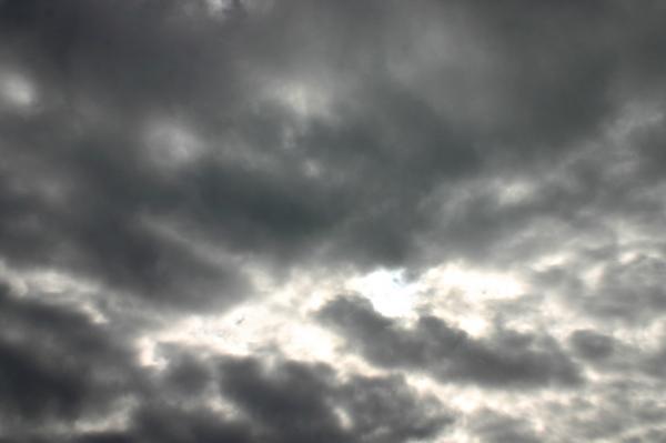 Dark cloudy sky