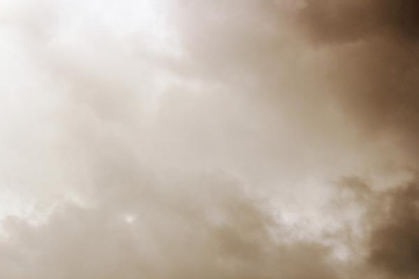 Dark sepia clouds