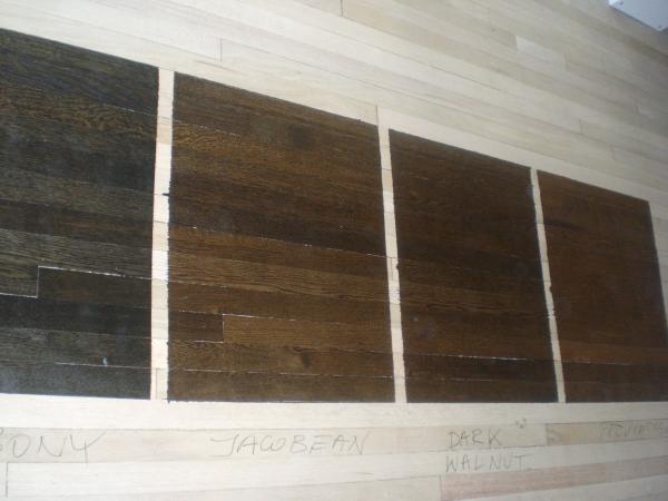 Dark Stained Wall