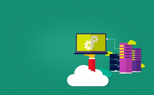 Datacenter Concept with Copyspace