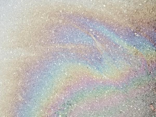 Day 336 parking lot rainbow