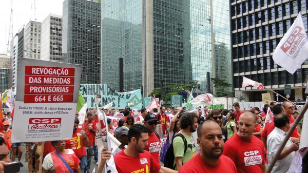 Dia Nacional de Lutas por direitos e empregos em SP