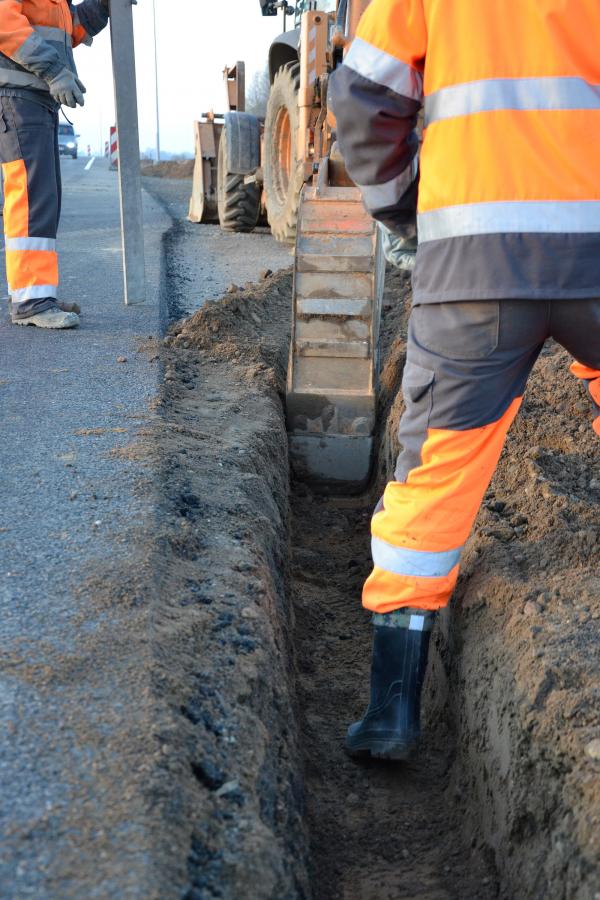 Digging the trench