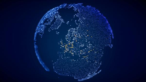 Digital Globe Background