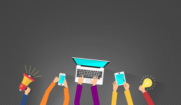 Digital Marketing - With Copyspace - Dark Version