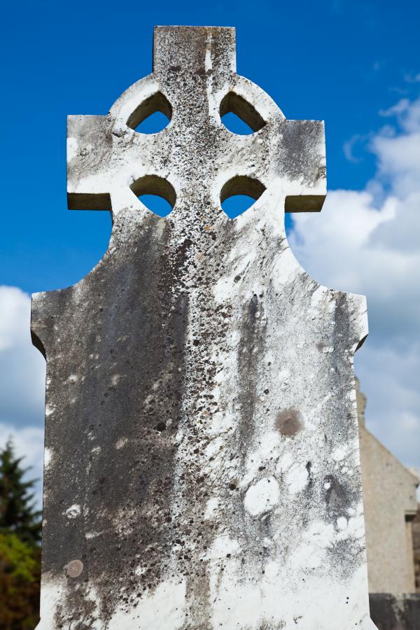 Donegal Cemetery Celtic Cross