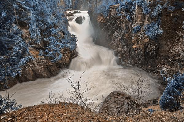 Dorwin Falls - Winter Blue HDR
