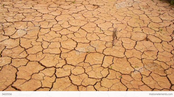 Dry soil