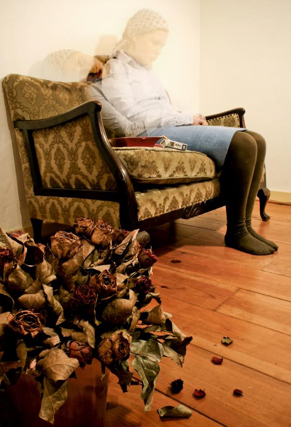 Dying woman