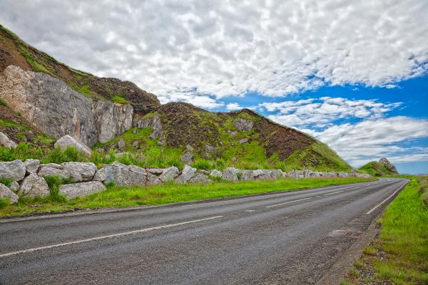 East Antrim Country Road - HDR